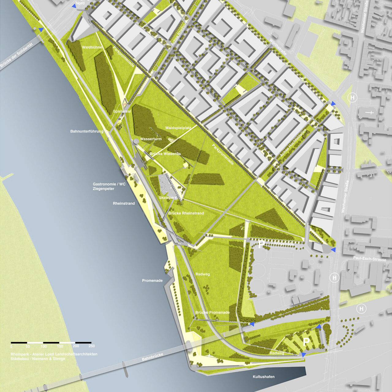Gesamtplan RheinOrt und RheinPark