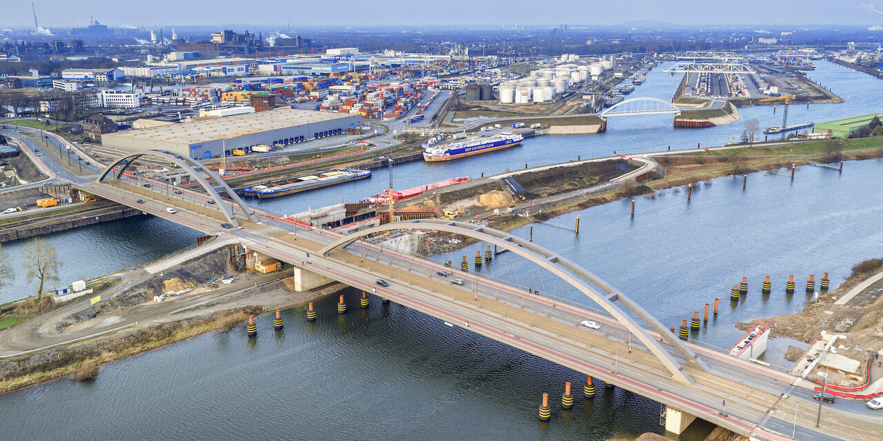 Luftaufnahme Karl-Lehr-Brückenzug