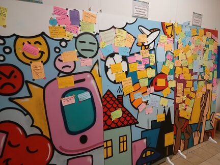 Aufsteller Wanderausstellung ECHT MEIN RECHT!