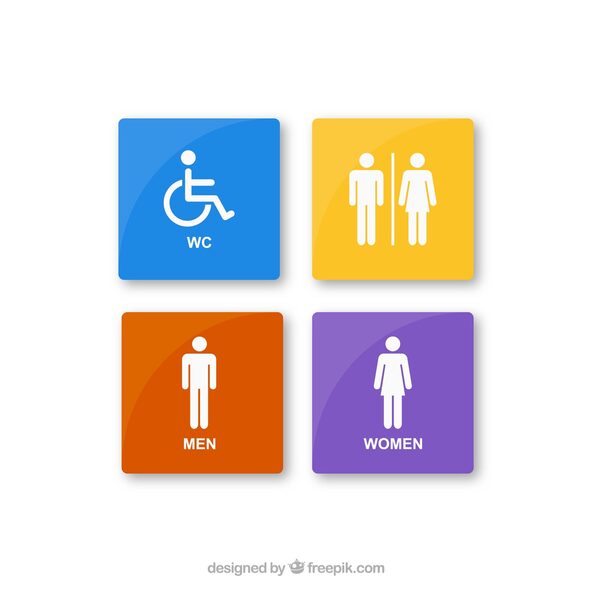Logo für Toilettenanlagen