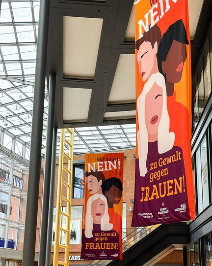 Fahnen im FORUM Duisburg