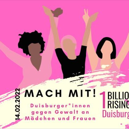 Grafik Mach mit! One Billion Rising in Duisburg 14.02.2022