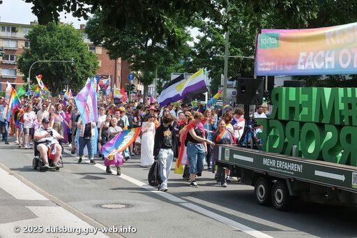 Der Demozug des CSDs