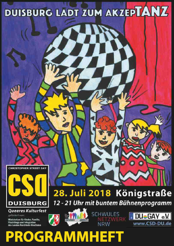 Deckblatt Programmheft CSD 2018