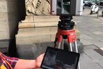 Ergebnis direkt nach Laserscan auf dem Tablet