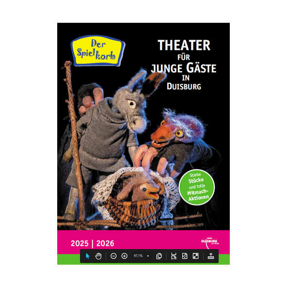 Vorschau PDF Theater für junge Gäste in Duisburg