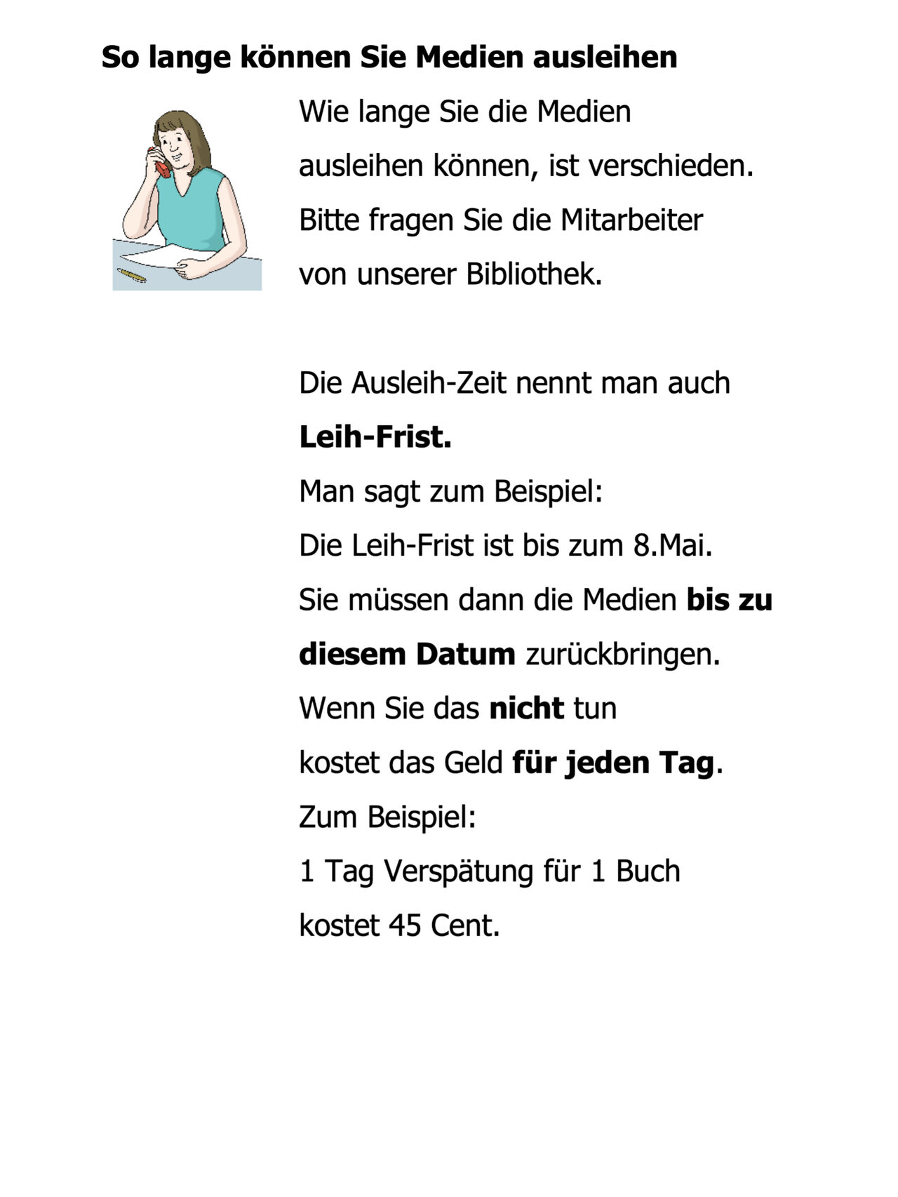 Infos in Leichter Sprache