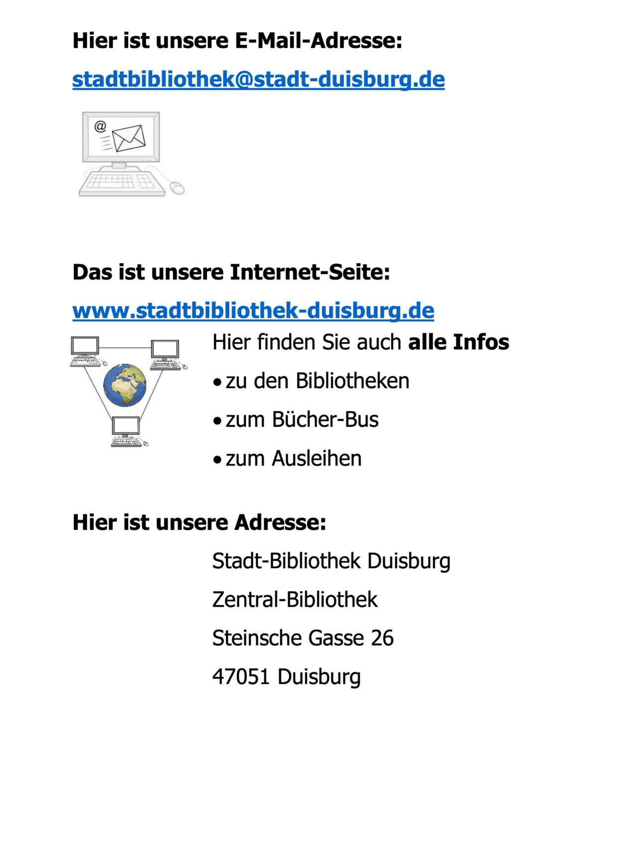 Infos in Leichter Sprache