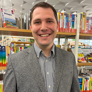 Tim Tobias, Leiter der Bezirksbibliothek Walsum