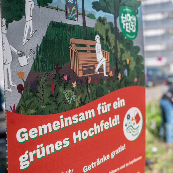 Pflanzaktion des Stadtdtbüro Hochfeld