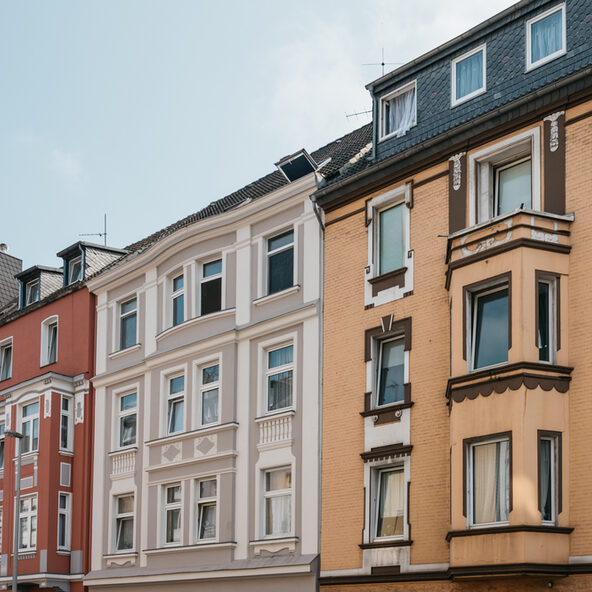 Ein Straßenzug in Hochfled