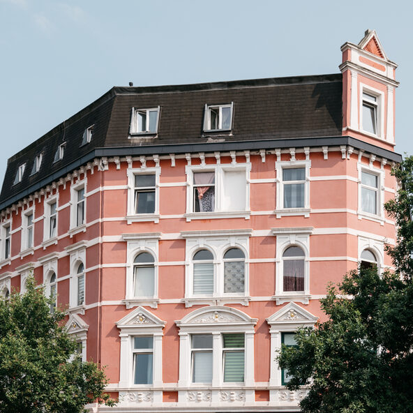 Hausfassade aus Hochfeld