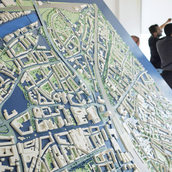 Ansicht Stadtmodell