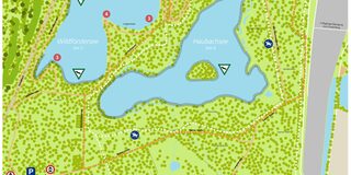 Wanderroute Haubachsee