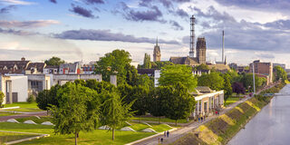 Ansicht auf den Garten der Erinnerung – auch Altstadtpark genannt