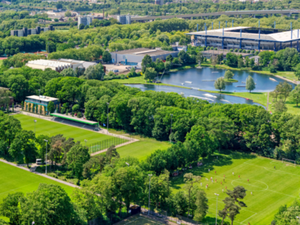 Ansicht auf den Sportpark Duisburg