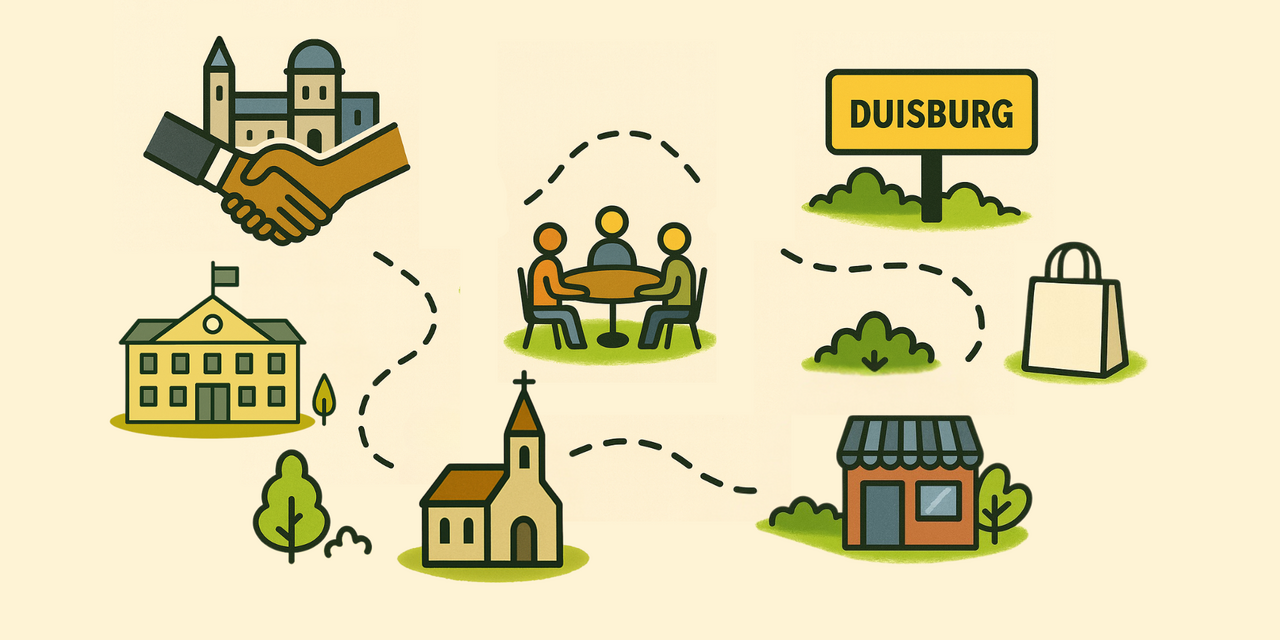 Darstellung von Duisburgsweg zur Fairtrade-Stadt