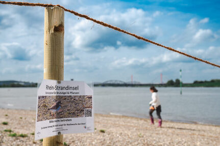 Ausgeschilderte Schutzzone