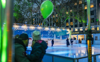 Artificial ice skating rink