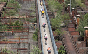 24-hours mountain bike race