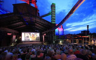 Open air cinema in the Landschaftspark