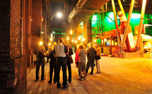 A torchlight tour around the Landschaftspark