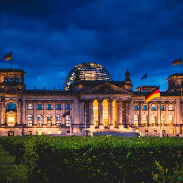 Blick auf den Reichstag