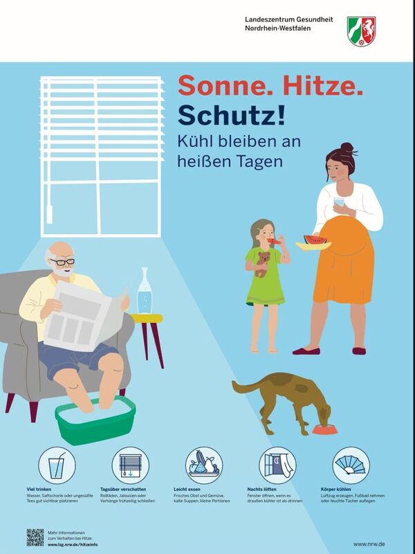 Flyer Hitzeschutz