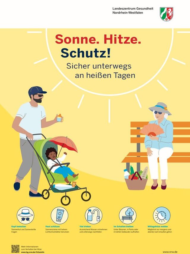 Flyer Hitzeschutz