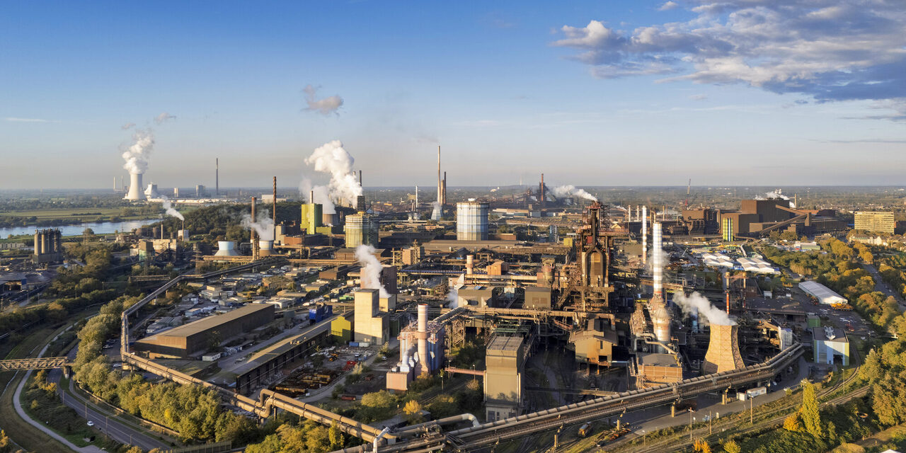 thyssenkrupp Steel in Duisburg Bruckhausen