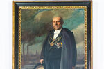 Details des Ratsaals, Portrait Karl Lehr, Duisburger Oberbürgermeister 1879 -1914