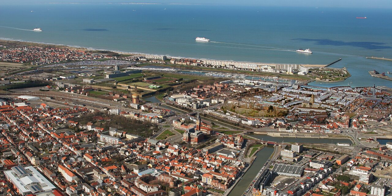 Luftaufnahme Calais