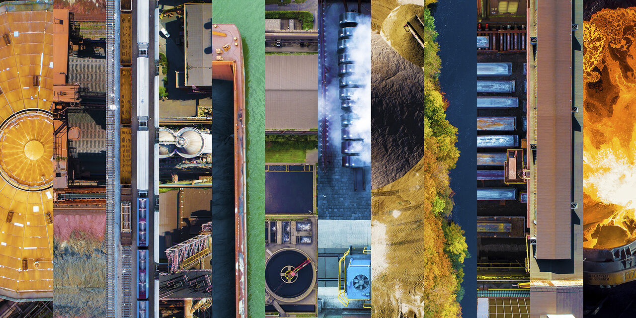 Collage thyssenkrupp Steel