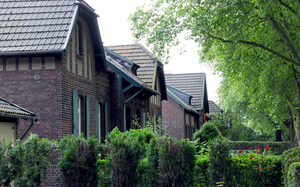 Denkmalgeschützte Häuser in der Rheinpreußensiedlung