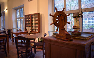 Museum der Deutschen Binnenschifffahrt Duisburg Steuerrad