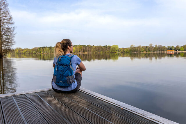 Steg an der Sechs-Seen-Platte