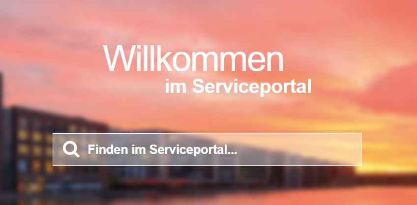 Screenshot Service Portal