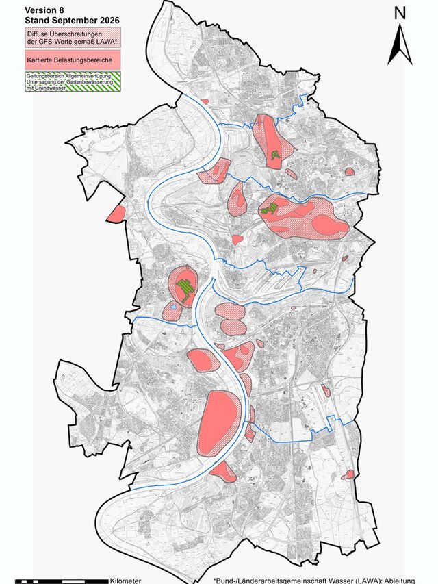 Plan zur Grundwasserbeschaffenheit