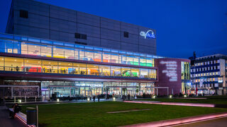 Nächtlicher Anblick Mercatorhalle