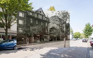 Rheinhausen - Friedrich-Alfred-Straße 42. Ende der 1950er Jahre.