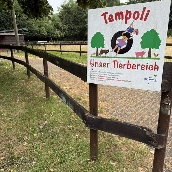 Schild Tempoli