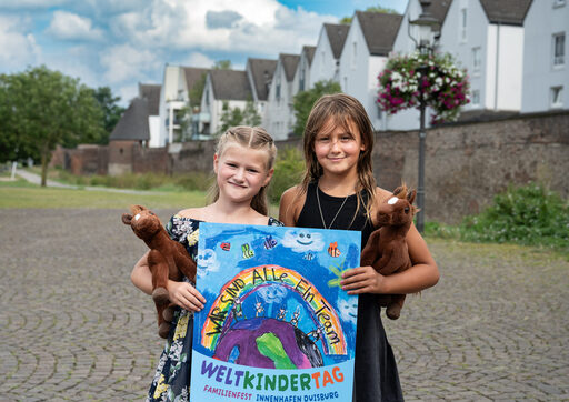 Plakat zum Weltkindertag