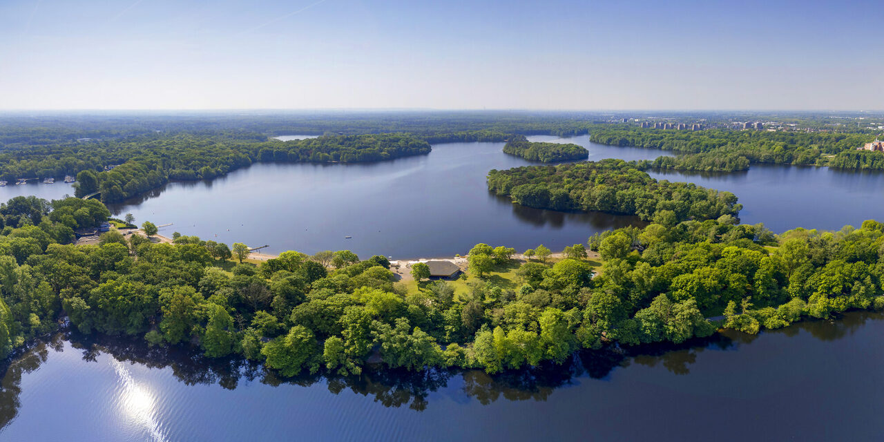 Luftaufnahme Sechs Seen Wedfau